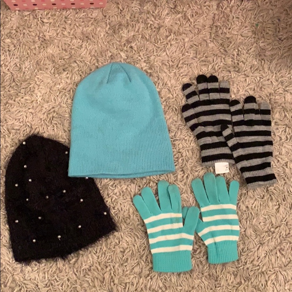 Beanies and gloves
